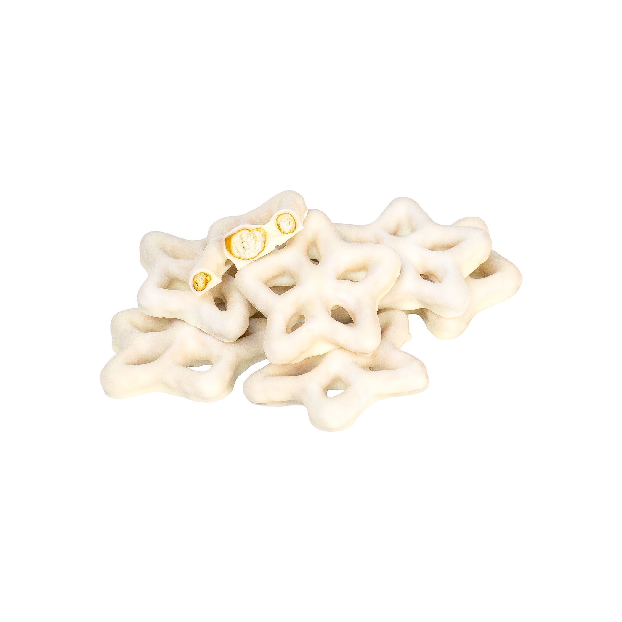 White Chocolate Snowflake Pretzel Pail - Image 3
