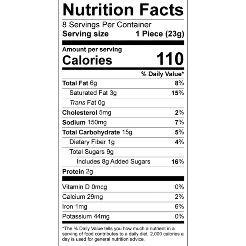 Milk Chocolate Covered Pretzel Coffee Bag Nutrition Facts