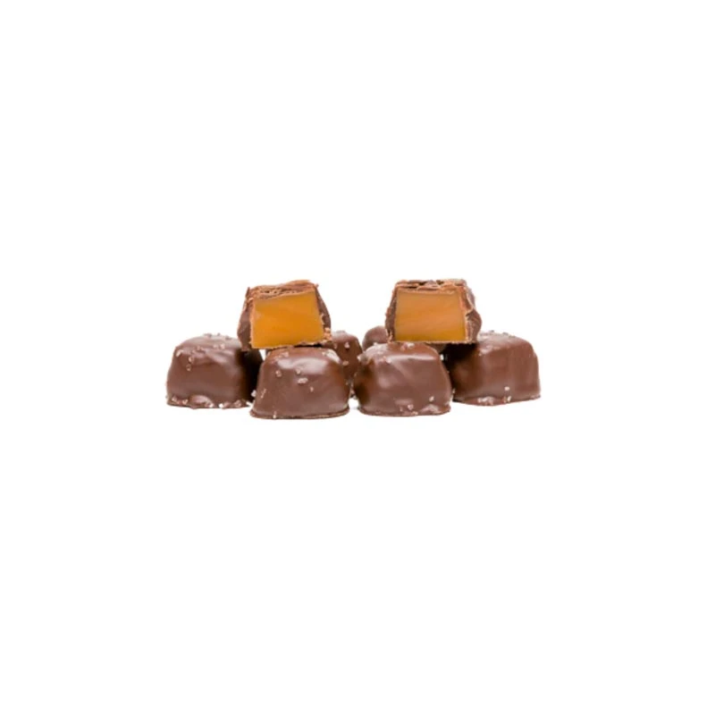 Dark Chocolate Sea Salt Caramels Box