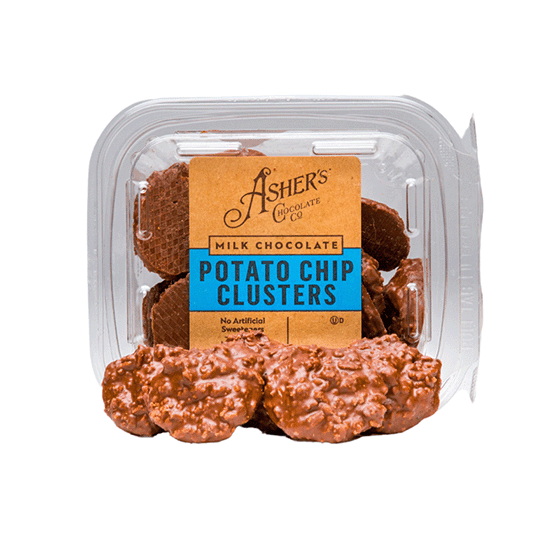 Milk Chocolate Potato Chip Clusters, FreshPack
