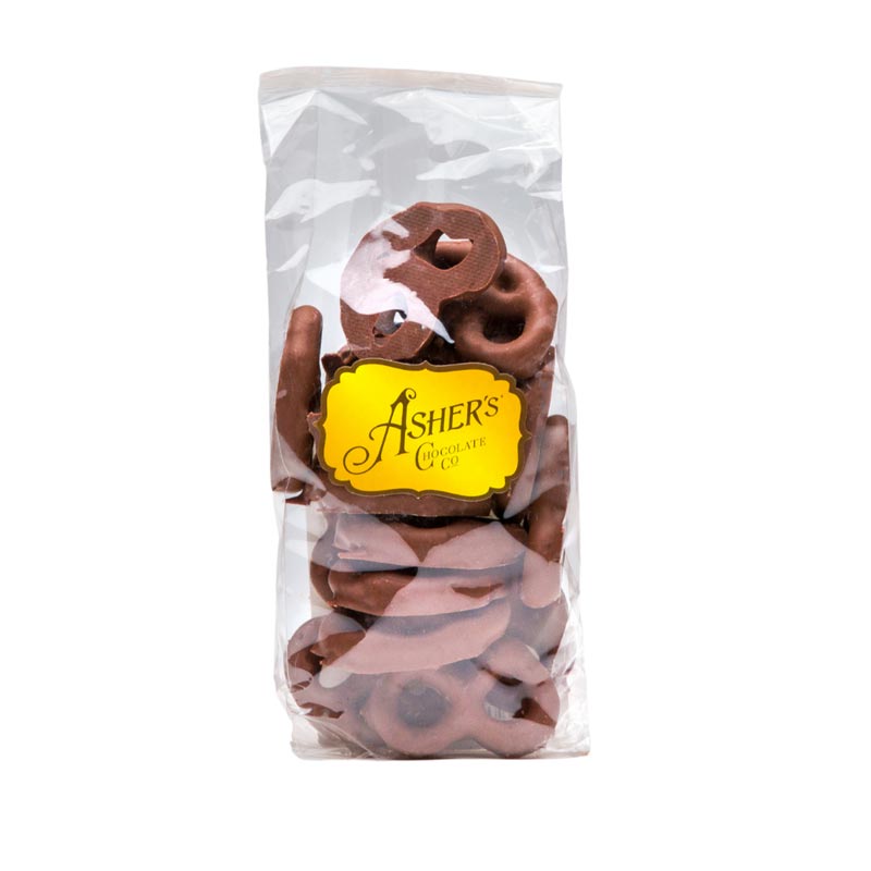 Mini Pretzels in Milk Chocolate, 4 oz. bag