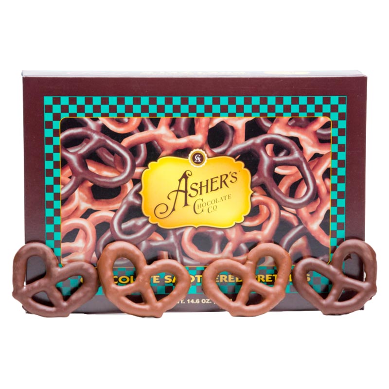Assorted Chocolate Pretzels-Milk and Dark Chocolate