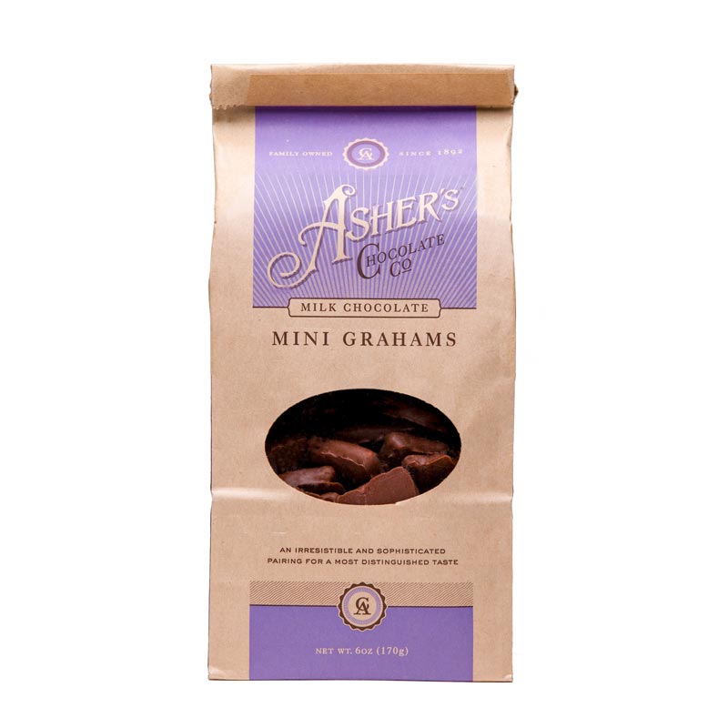 Milk chocolate mini grahams