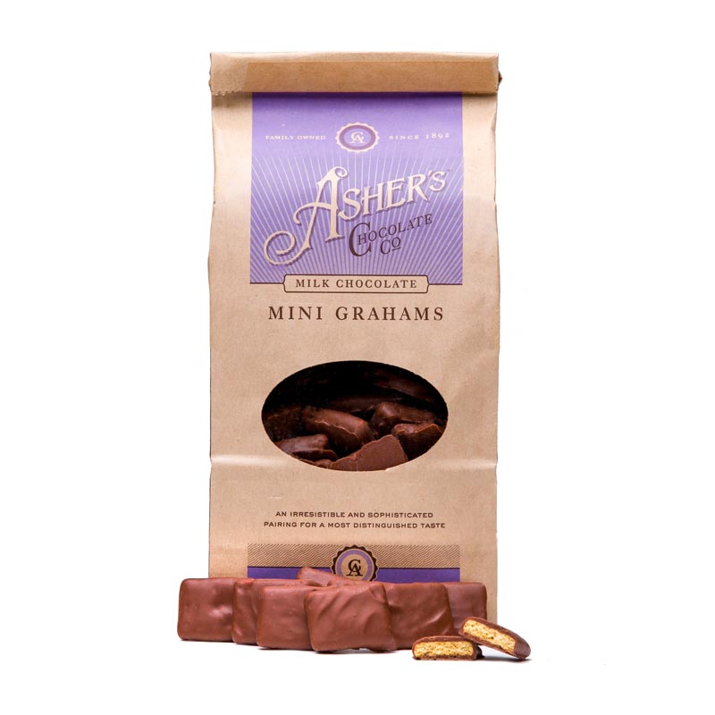 Milk chocolate mini grahams