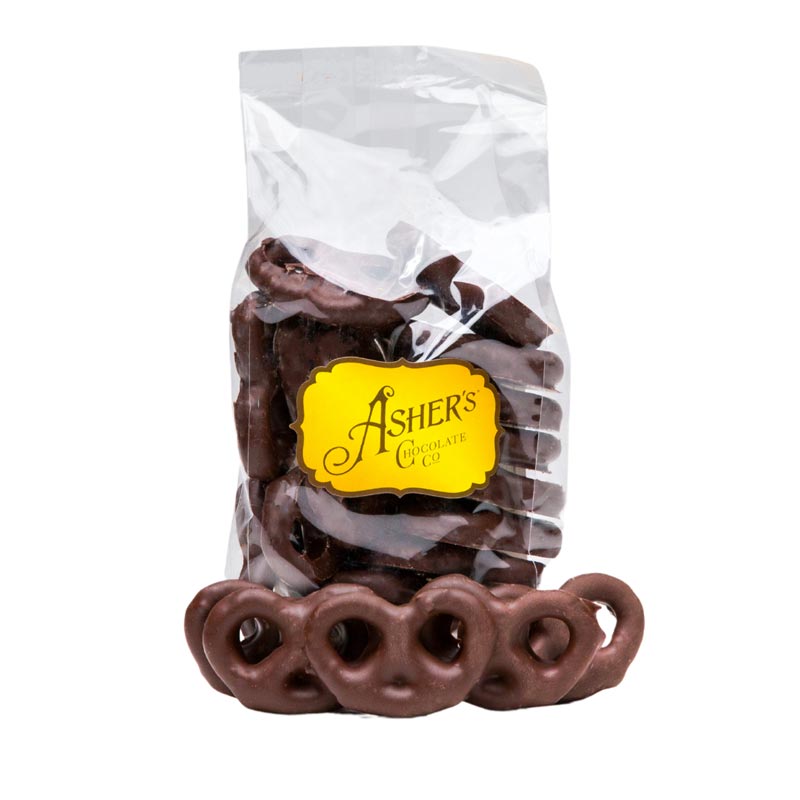 Mini Pretzels in Dark Chocolate, 4 oz. bag