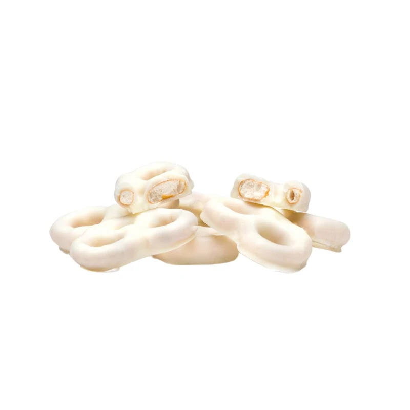 Mini Pretzels in White Chocolate, 4 oz. bag