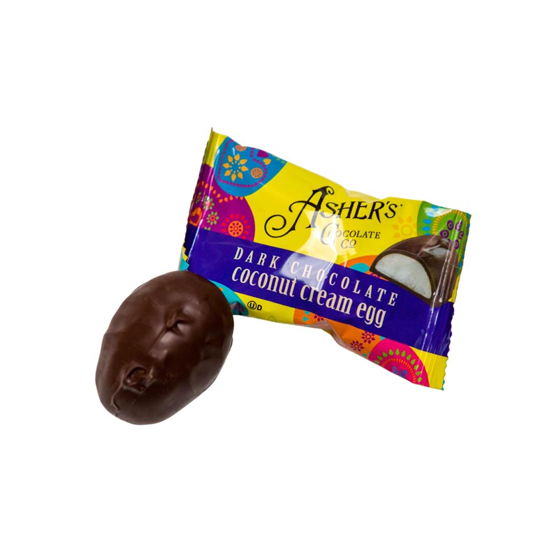 1 oz. Dark Chocolate Coconut Cream Eggs