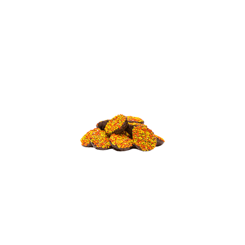 Dark Chocolate Fall Nonpareils-4 oz. bag