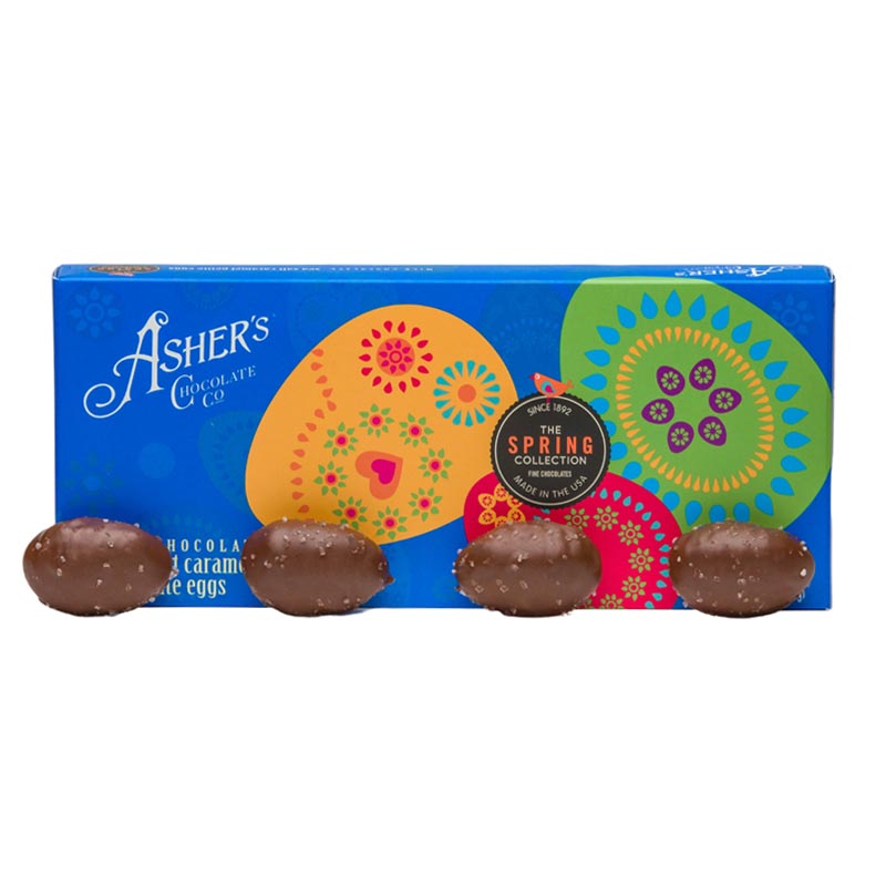 Easter 8-pc Milk Chocolate Sea Salt Caramel Eggs