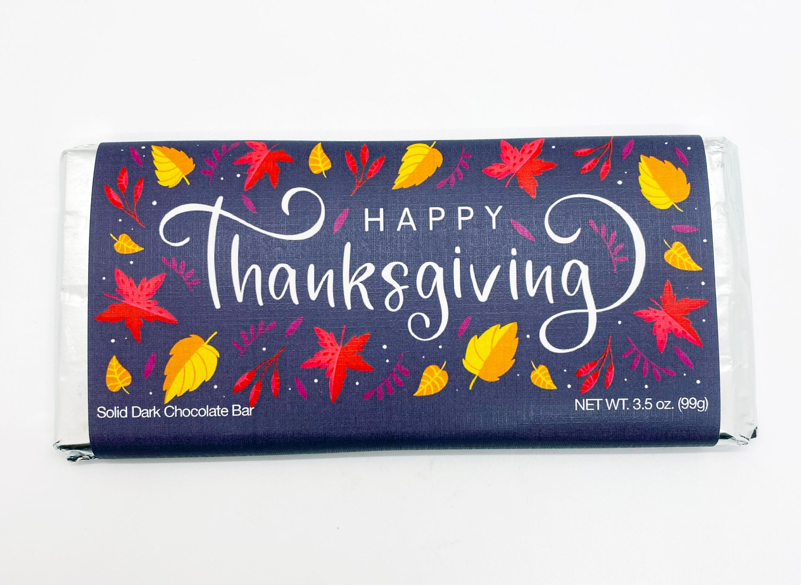 Thanksgiving Chocolate Bar - 3.5 Oz. - Dark Chocolate