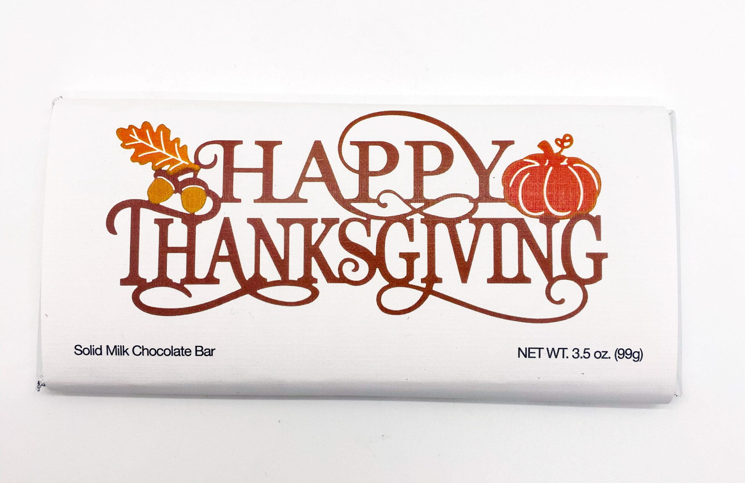 Thanksgiving Chocolate Bar - 3.5 Oz. - Milk Chocolate