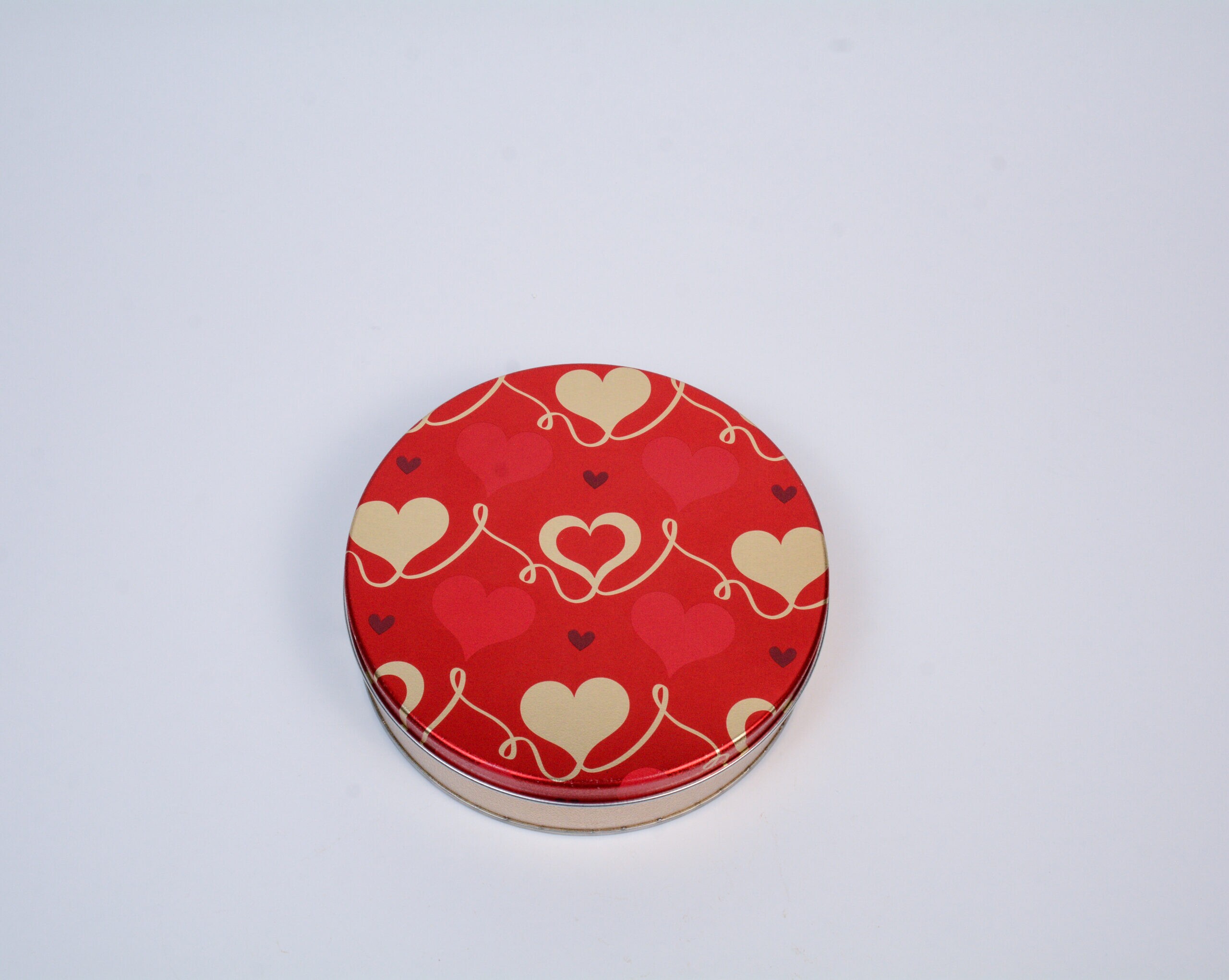 Red Hearts Nonpareil Gift Tin