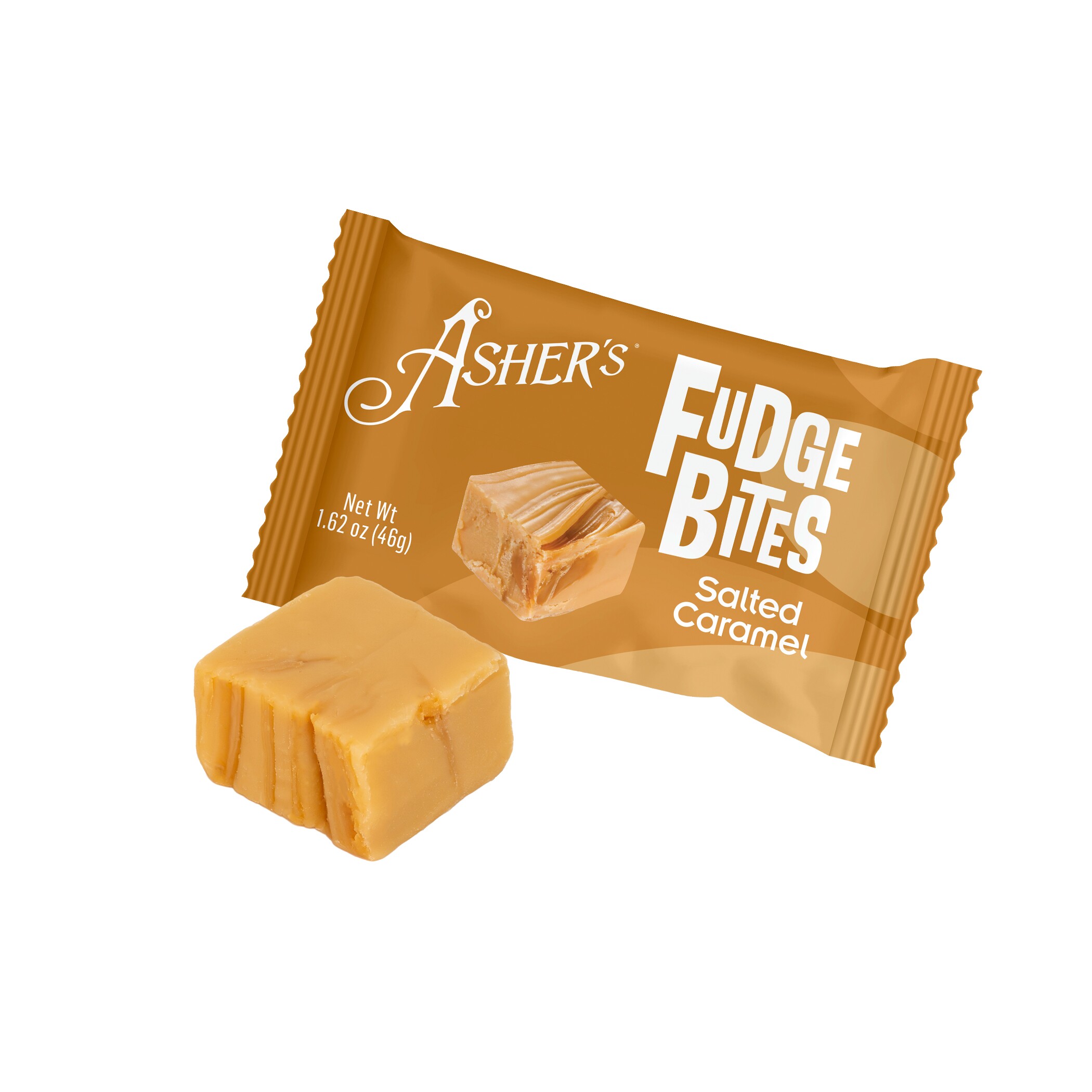 Individually-Wrapped Vanilla Sea Salt Caramel Fudge Bites Caddy - Image 2