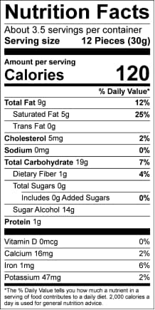Sugar Free Milk Nonpareils, 4oz. bag - Image 3