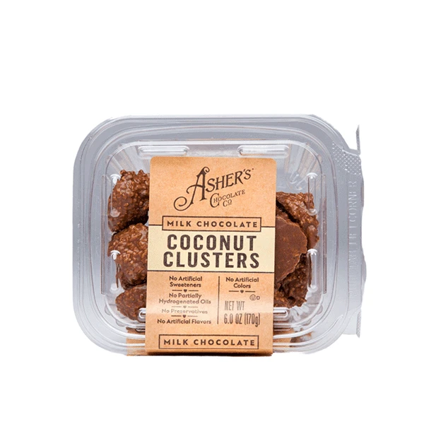 Milk Chocolate Coconut Clusters, FreshPack