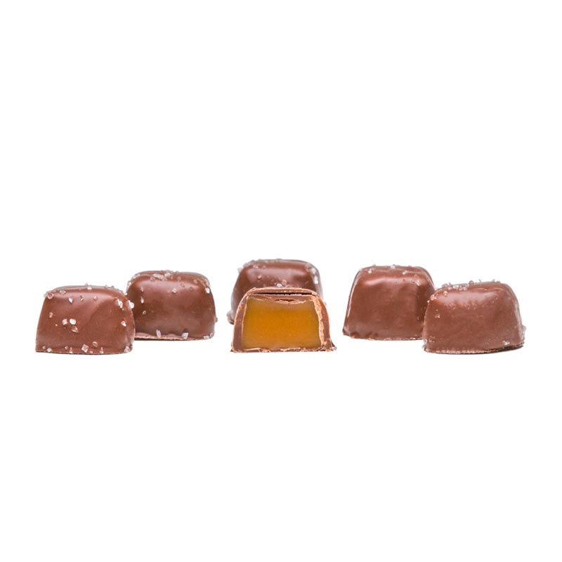 Milk Chocolate Sea Salt Caramels-4 oz. bag