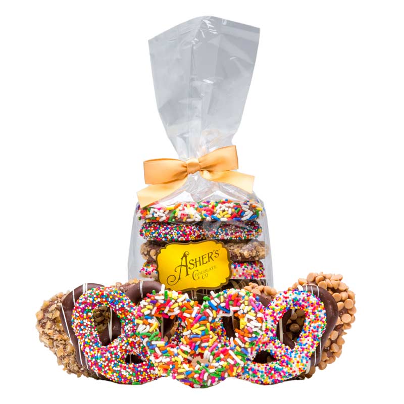 Assorted 3-Ring Gourmet Pretzels - 7 pc.