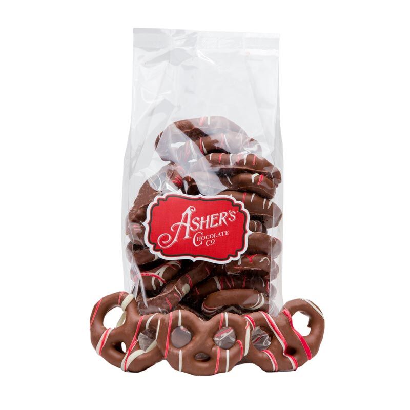 Valentine's Milk Chocolate Mini Pretzels - 4 oz. bag
