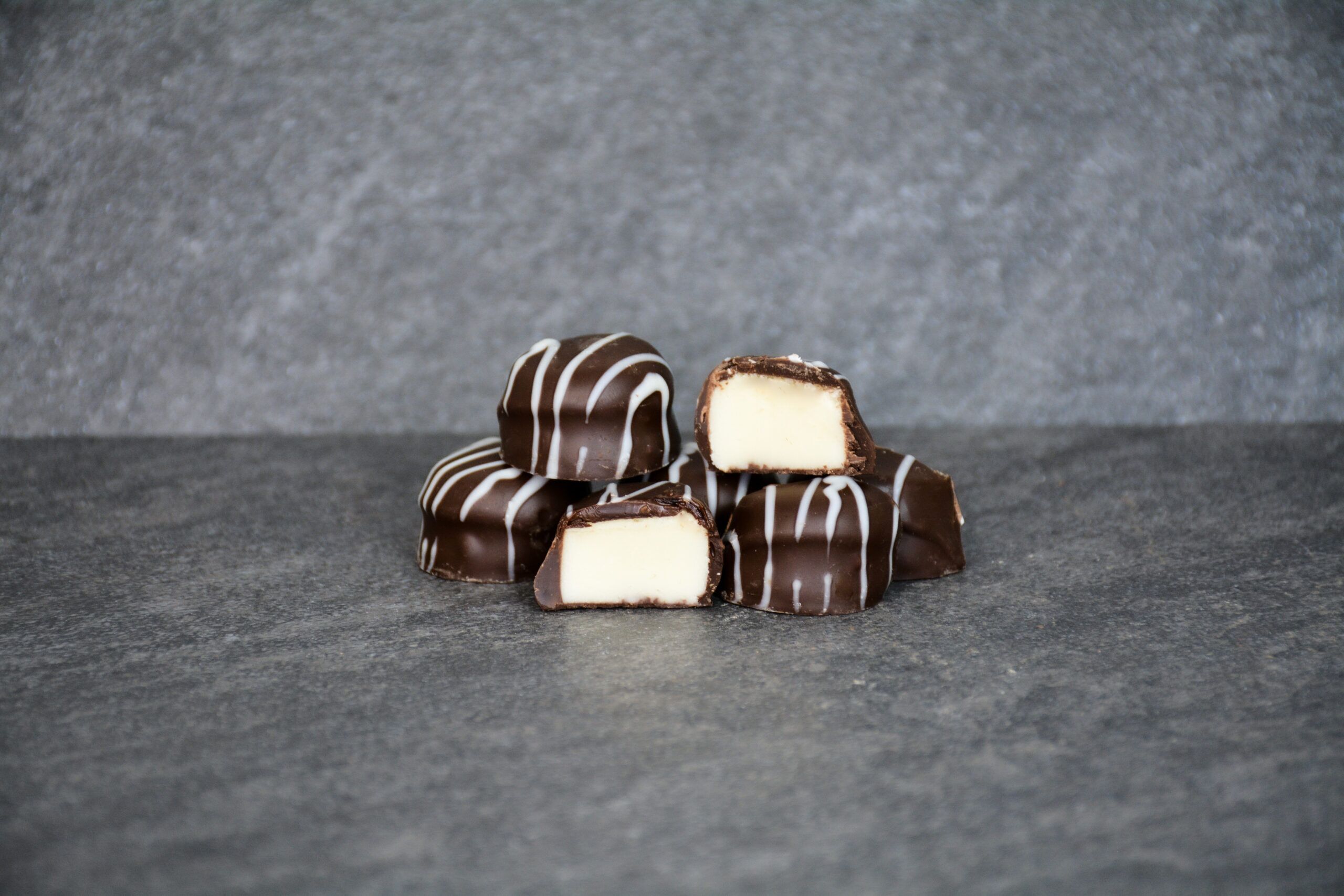 dark chocolate vanilla buttercream truffles