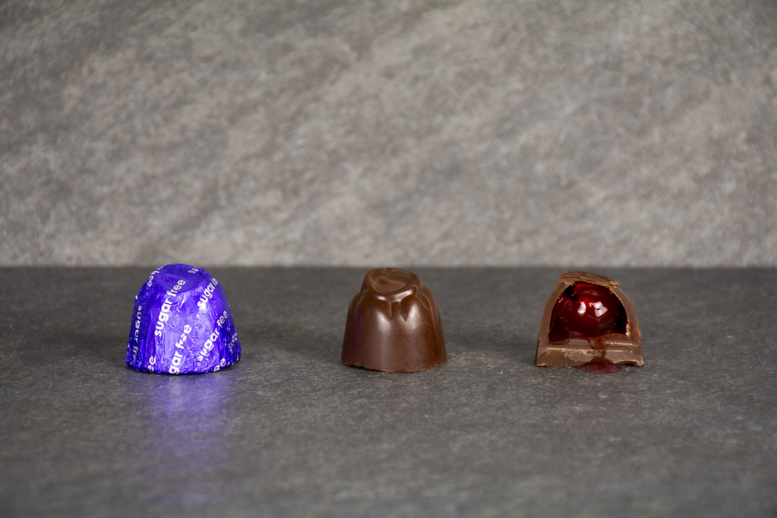 Sugar Free Dark Cherry Cordials - 1/2 lb. - Image 2