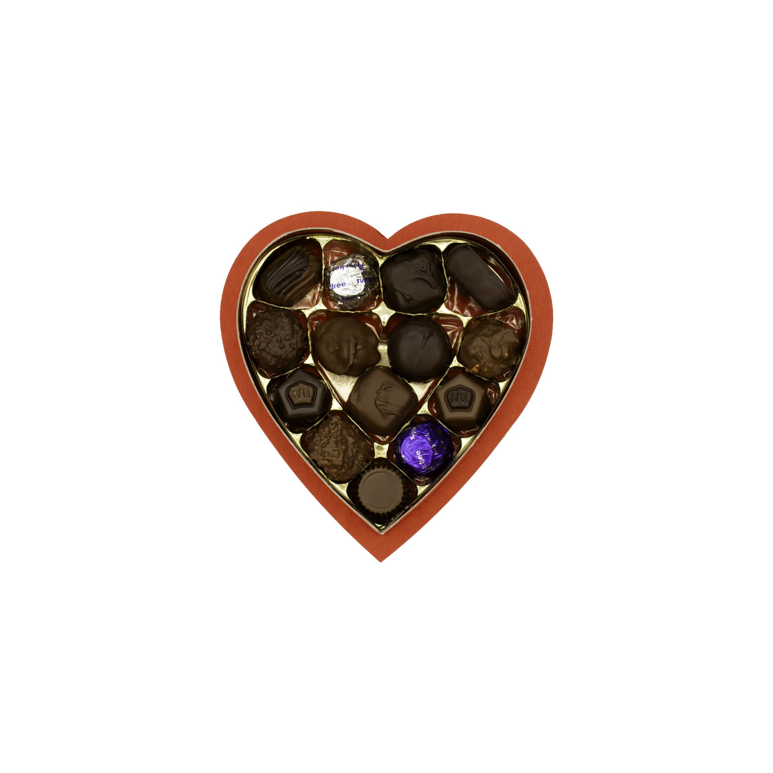Heart Shaped Assorted Chocolates by Asher's