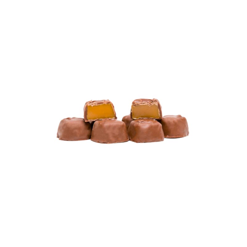 Milk Chocolate Pecan Flavored Caramels Box