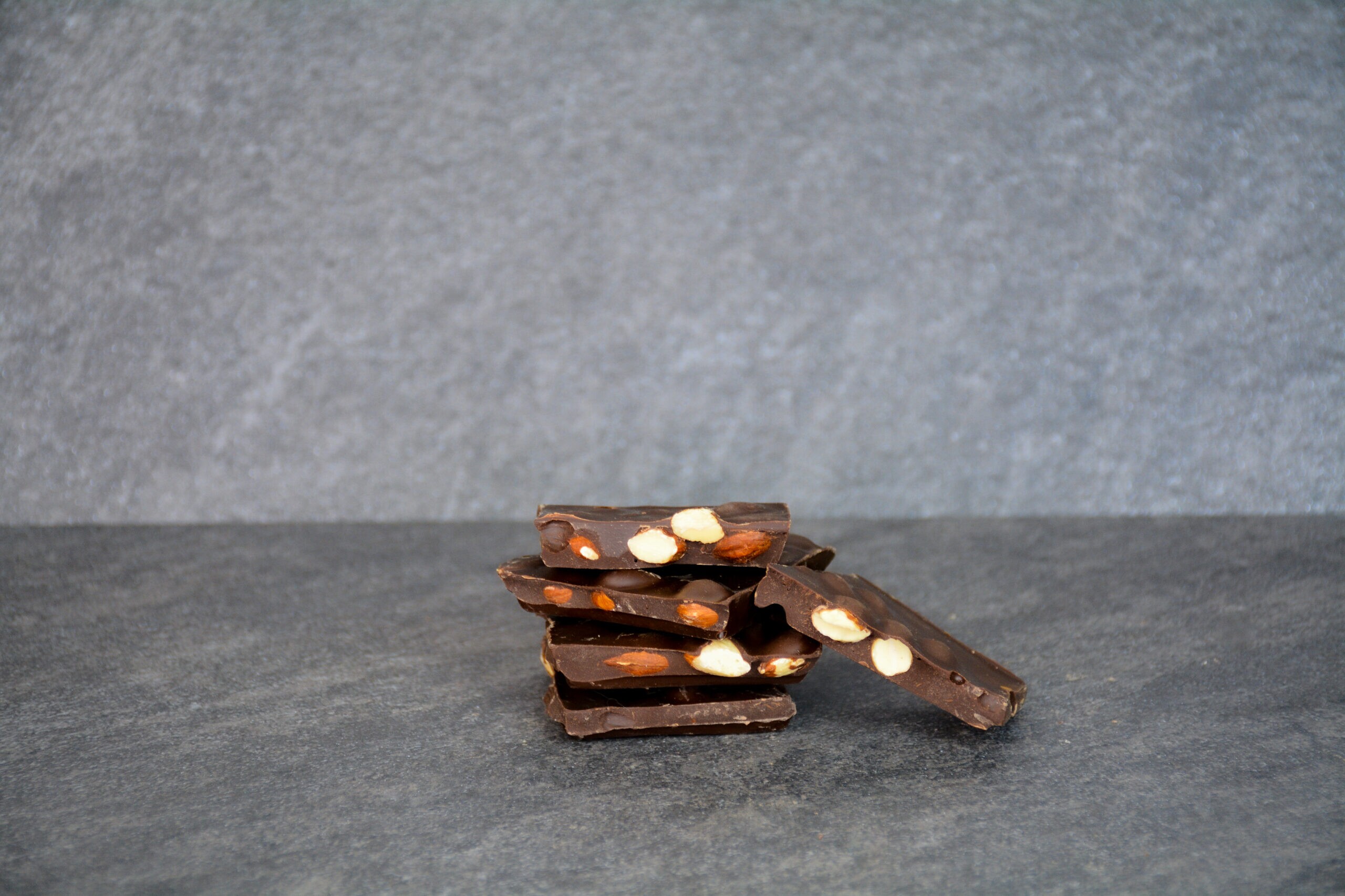 dark chocolate almond bark