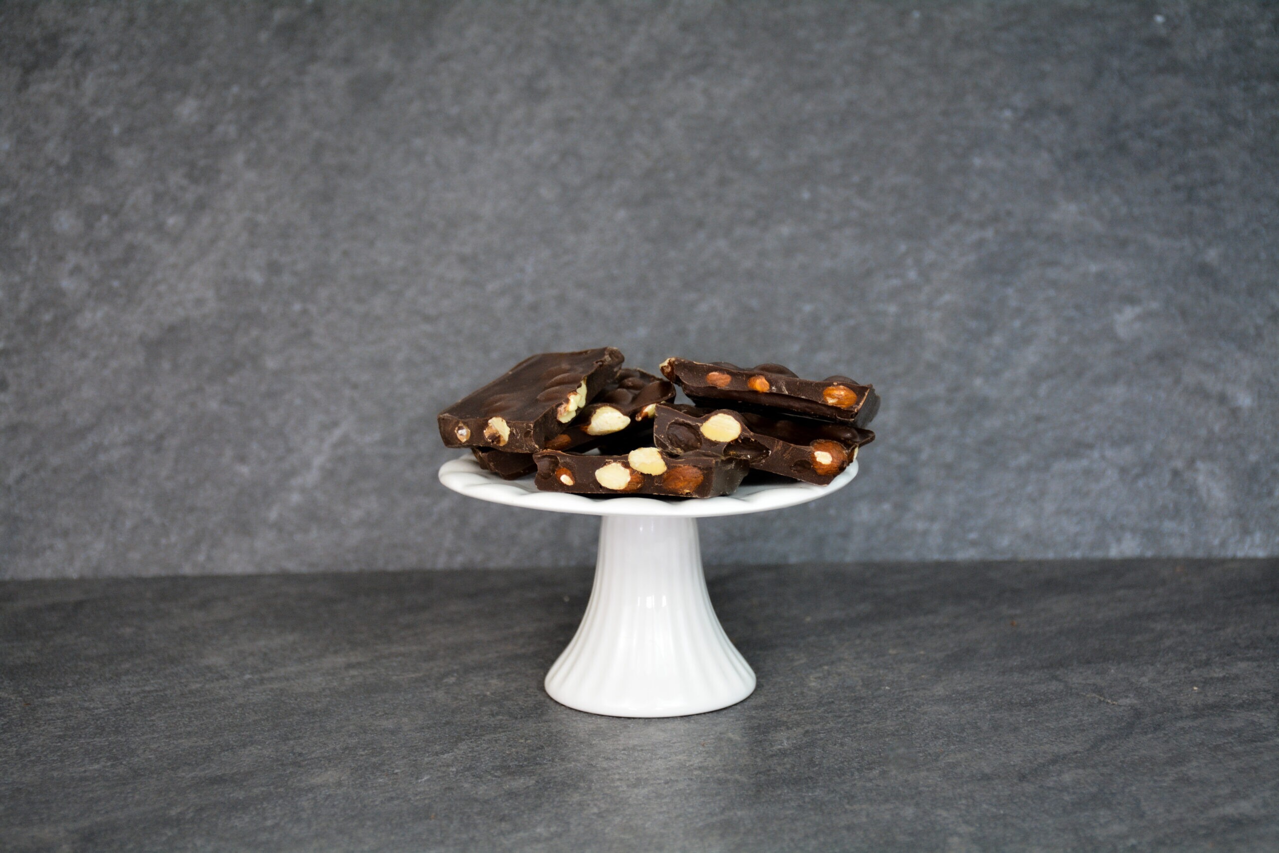 dark chocolate almond bark