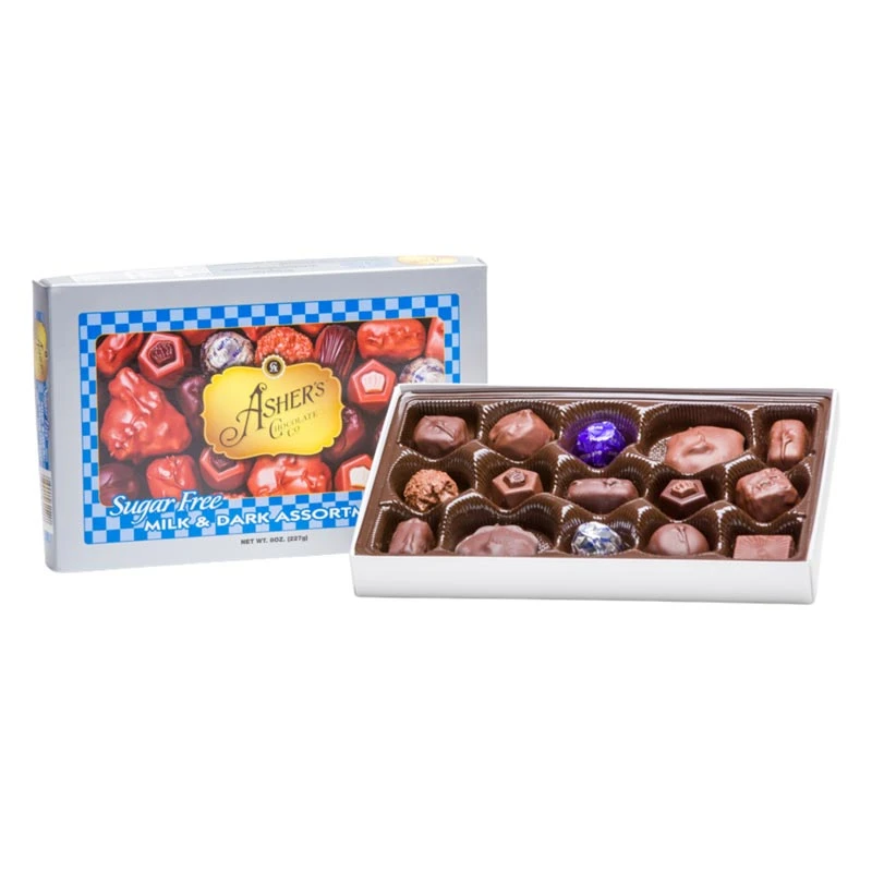 Sugar Free Milk & Dark Assortment, 8 oz.