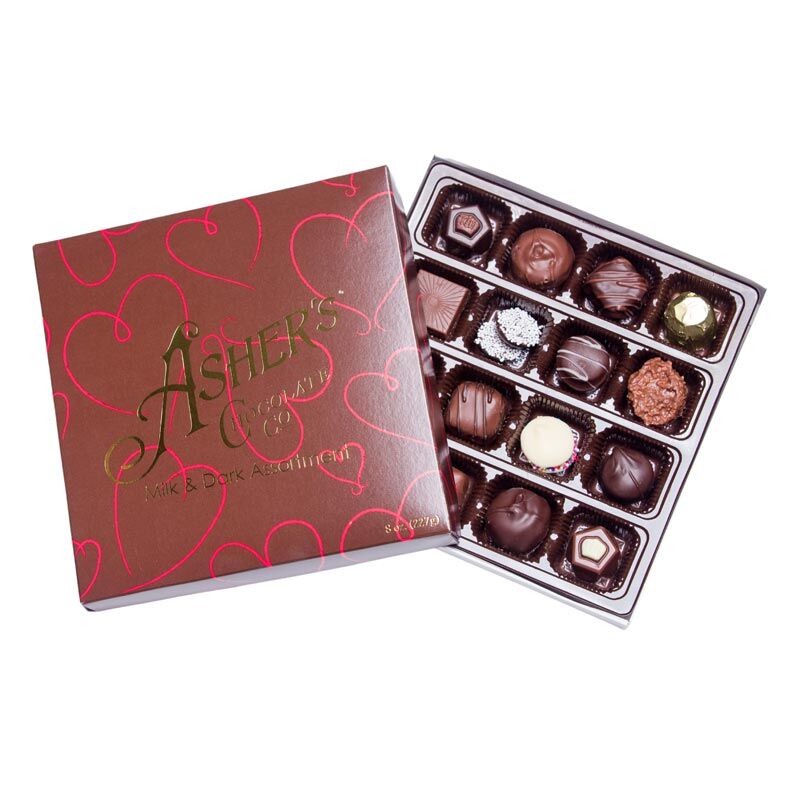Valentine's 7oz. Milk & Dark Assortment Box