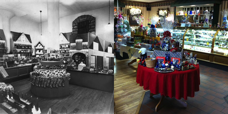 Asher's Store: Then & Now