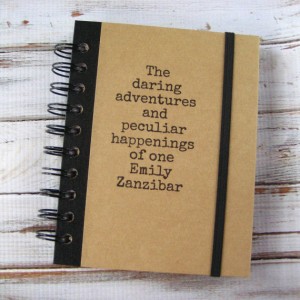 personalized adventure journal