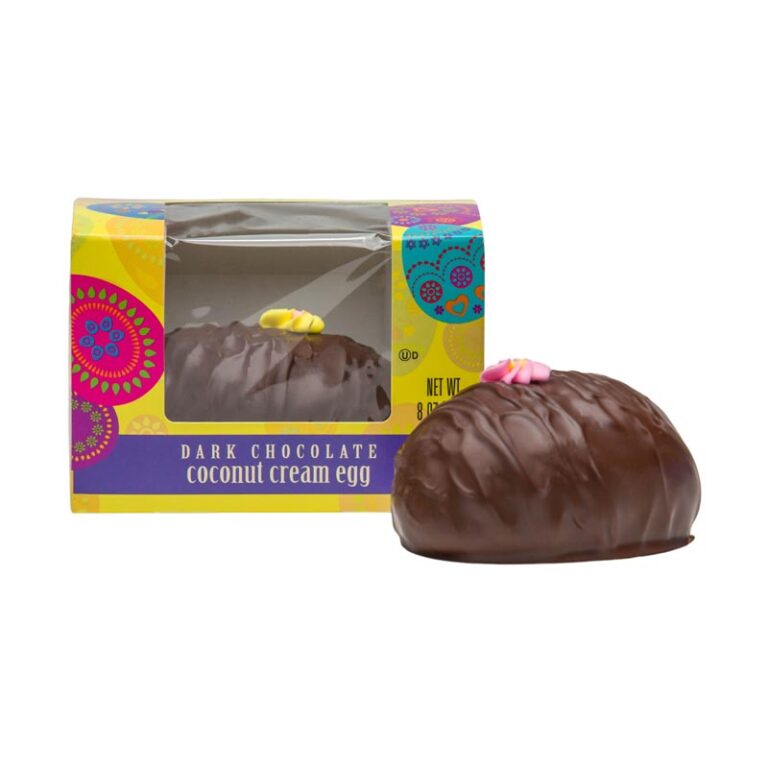 Dark Chocolate Coconut Cream Egg Asher's Chocolate Co.