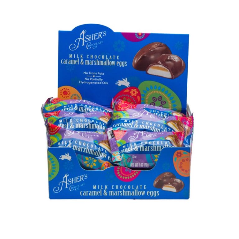 Mini Milk Chocolate Caramel & Marshmallow Eggs Asher's Chocolates