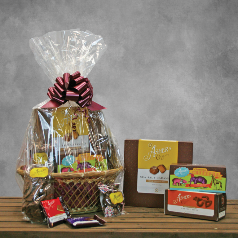 Snack Lover's Chocolate Gift Basket Asher's Chocolate Co.