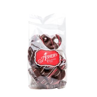 Valentine's Dark Chocolate Mini Pretzels - 4oz. bag