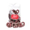 Valentine's Dark Chocolate Mini Pretzels - 4oz. bag