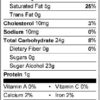 Nutrition Facts Pecan Vanilla Caramels Sugar Free 3oz Bag listing serving size, dietary and nutritional information.
