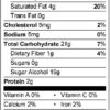 Nutrition Facts Pecan Caramel Patties Sugar Free 3oz Bag listing serving size, dietary and nutritional information.