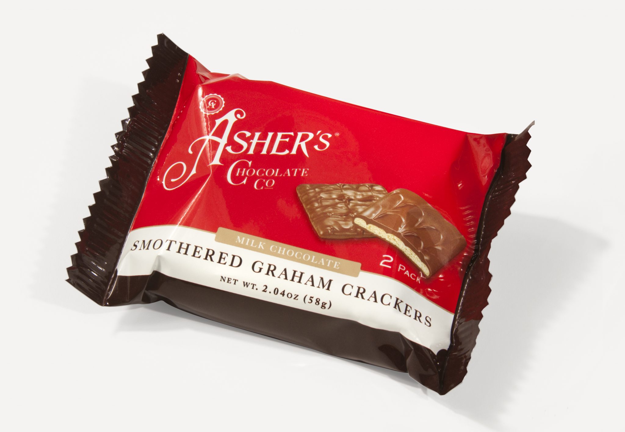 Milk Chocolate Covered Graham Crackers Caddy Asher's Chocolates Co.