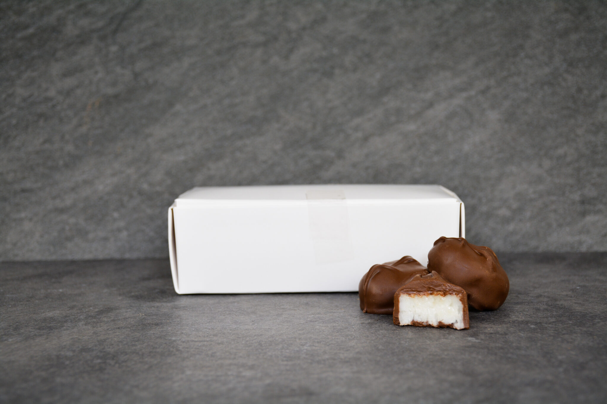 Sugar Free Coconut Cream Eggs 1/2 LB. Asher's Chocolate Co.