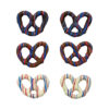 chocolate covered pretzels for July 4th