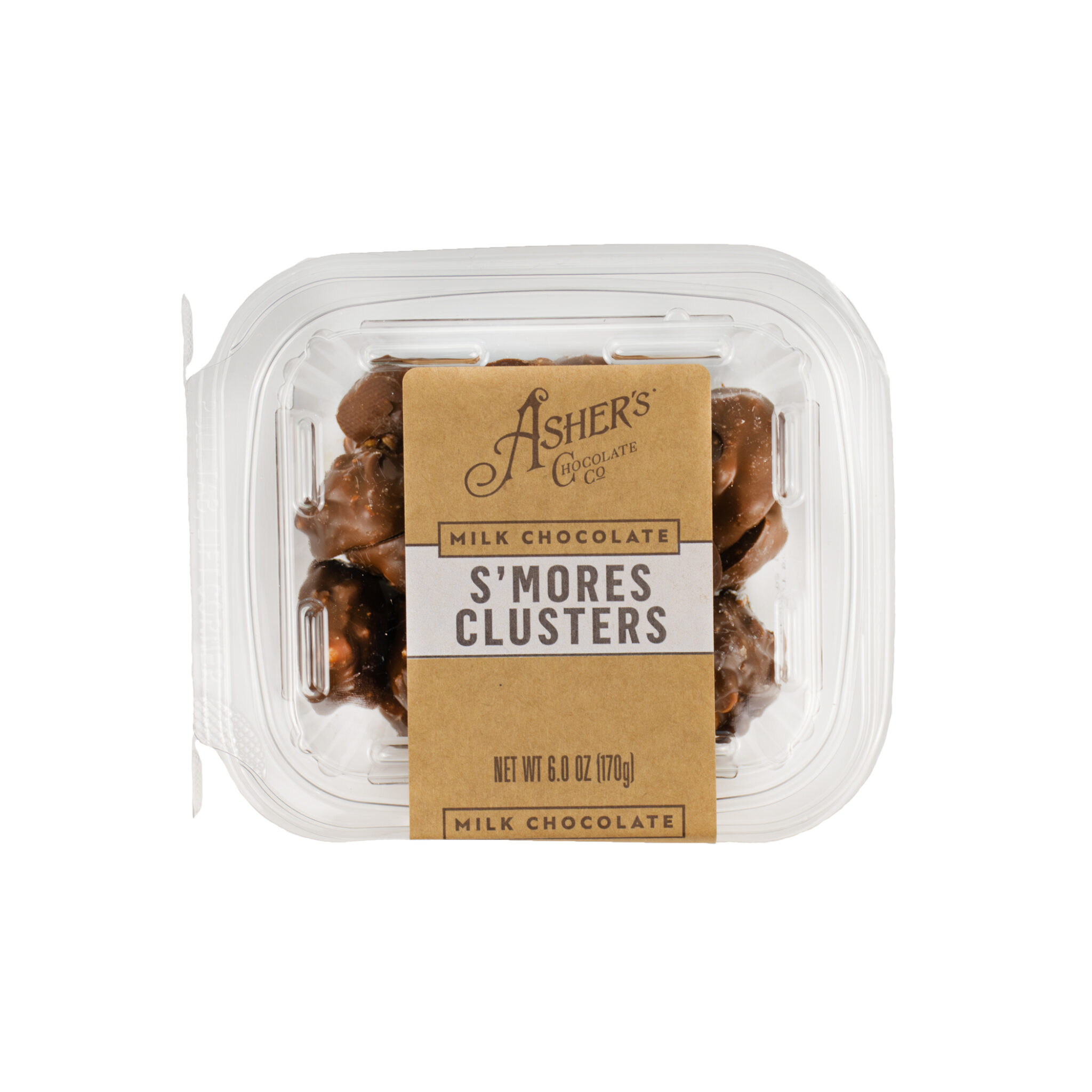 Milk Chocolate S'mores Clusters, FreshPack Asher's Chocolate Co.