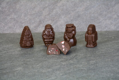 Dark Chocolate Holiday Peppermint Pals 1/2Lb. | Asher's Chocolate Co.