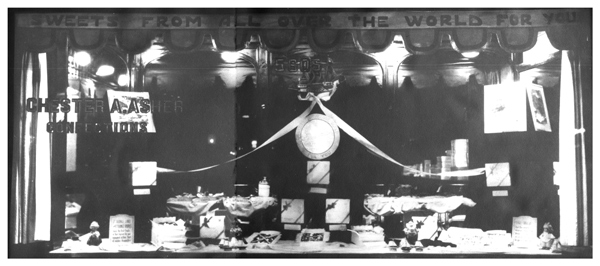 A display of Ashers Chocolate Items